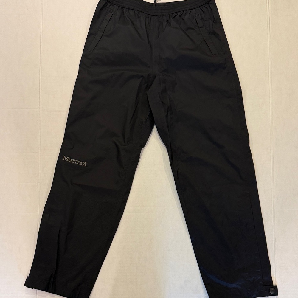 Marmot Kids’ Black Rain Pants